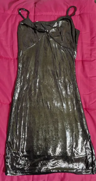 Vestito donna sera nero/argento