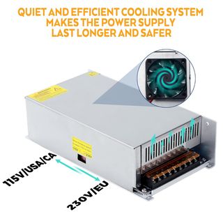 Fuente de Alimentación 12V 100A (1200W) - Compacta