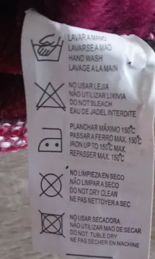 Guantes de lana con hebilla