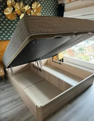 Canapés, colchones, somieres, cabezales,