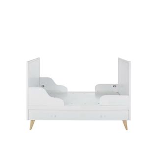 Cuna blanca evolutiva con cajones (140x70)