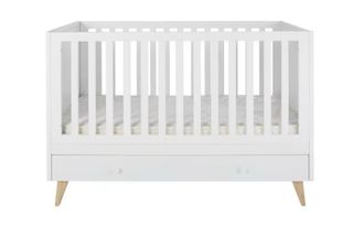 Cuna blanca evolutiva con cajones (140x70)