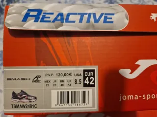 Zapatillas Joma Smash Padel Negras