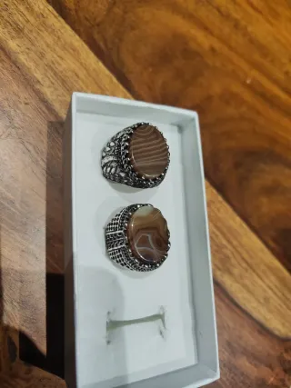 Anillos con piedra natural