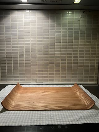 Vassoio in legno curvo