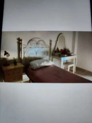 Dormitorio juvenil Cabecero de forja 105 cm pintad