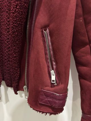 Cazadora doble faz burdeos