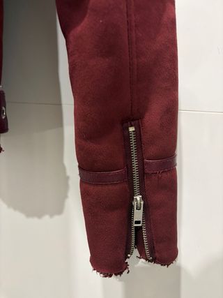 Cazadora doble faz burdeos