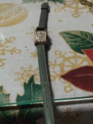 Reloj vintage mujer TELK dorado y gris