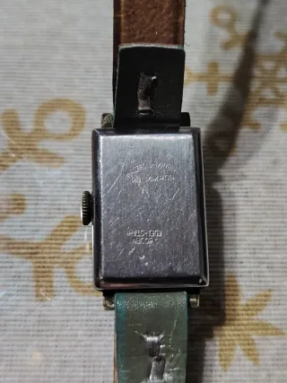 Reloj vintage mujer TELK dorado y gris