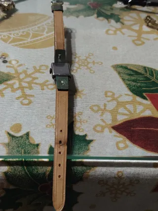 Reloj vintage mujer TELK dorado y gris