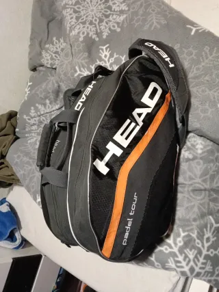 Paletero Head Padel Tour Negro y Naranja