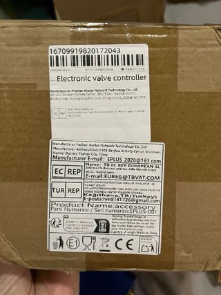 Válvula escape electrónica nueva