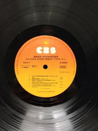 Vinilo Bruce Springsteen Greetings From Asbury Par