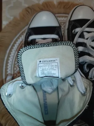 Zapatillas Converse Altas Negras