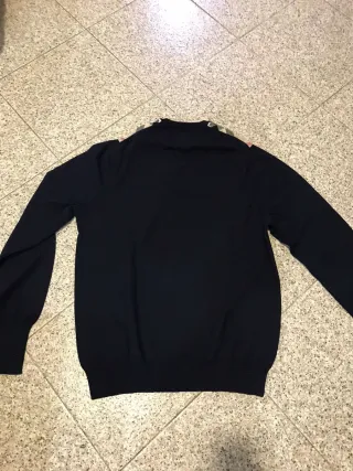 Maglione Burberry Brit lana blu tg. L uomo