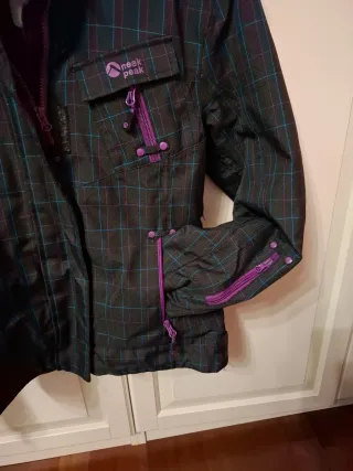 Cazadora Peak Peak nieve y frío