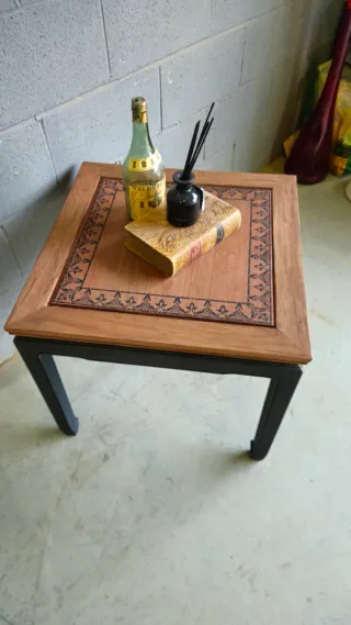 Mesa de centro rústica