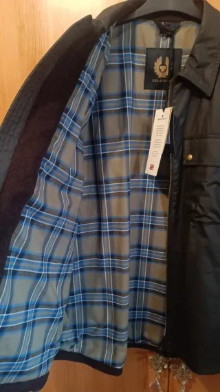 Cazadora Belstaff verde militar