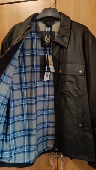 Cazadora Belstaff verde militar