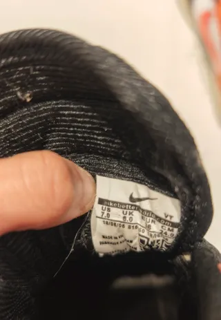 Zapatillas tipo Air Jordan 1 High Naranja y Blanco