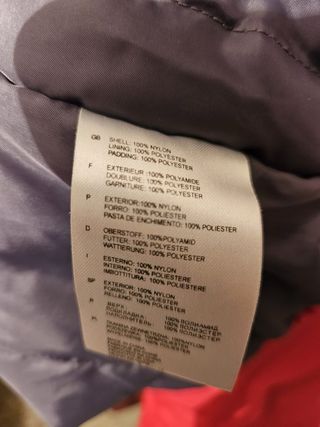 Chaqueta Reebok Roja y Blanca (Talla S Hombre)