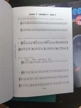 Tècnic Sax 1 - 2 Método de Saxofón