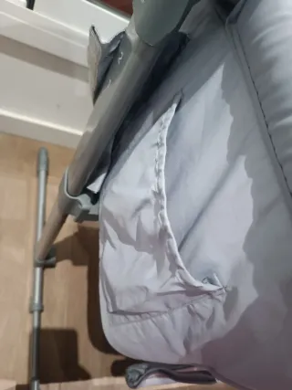 Minicuna colecho Kinder Kraft gris