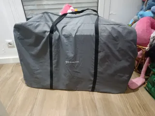 Minicuna colecho Kinder Kraft gris