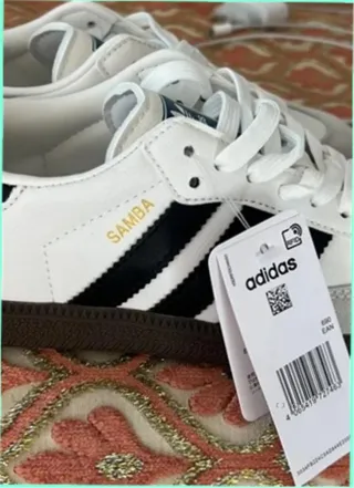 Adidas Samba OG Cloud White Core Black