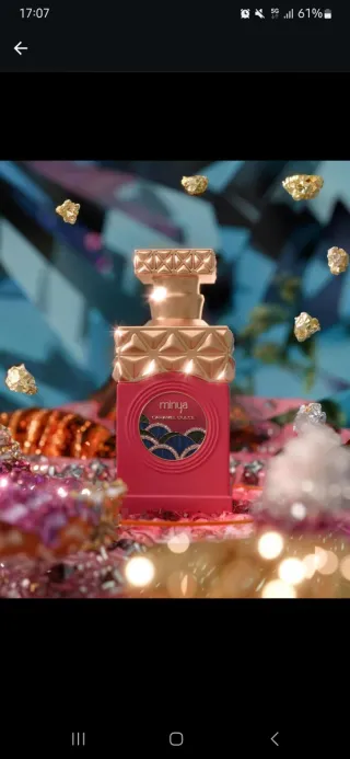 Minya Perfume Dorado y Rosa