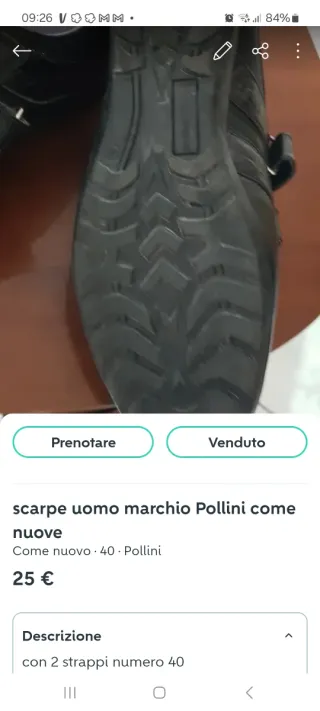 scarpe uomo marchio Pollini come nuove