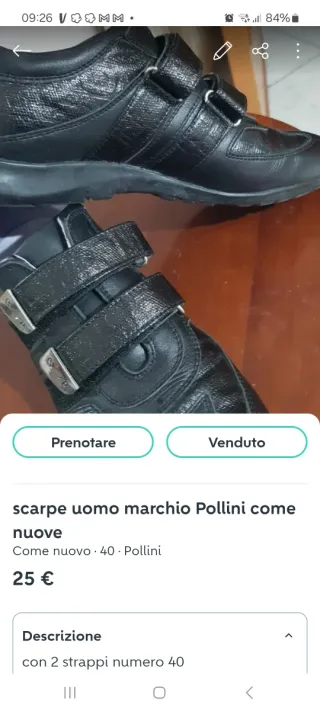 scarpe uomo marchio Pollini come nuove