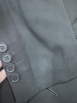 Traje Chaqueta Florentino Lana Virgen Negro Talla