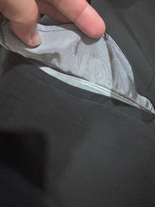 Traje Chaqueta Florentino Lana Virgen Negro Talla