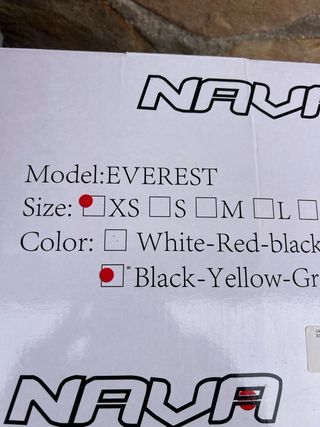 Casco Nava Everest Talla XS