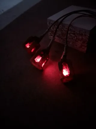 Farolillos de techo con LED efecto llama