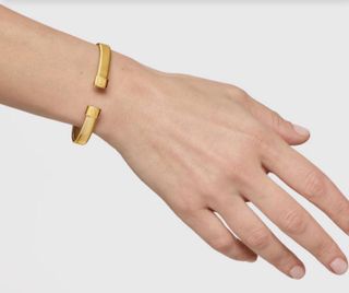 Conjunto Tous: Pulsera y Anillo Acero con Baño