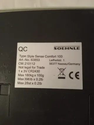 Báscula de baño SOEHNLE