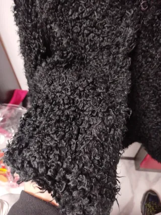 Chaquetón pelo negro