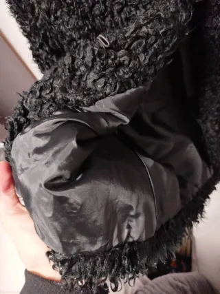 Chaquetón pelo negro