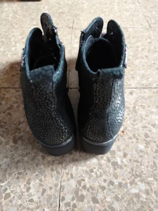 Botines Mobils mujer negros/grises