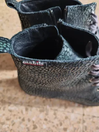Botines Mobils mujer negros/grises