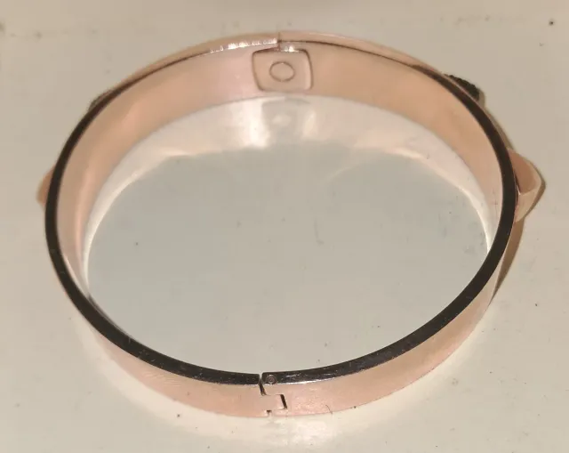 Pulsera rígida Swarovski cierre dorado