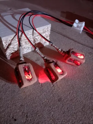 Farolillos de techo con LED efecto llama