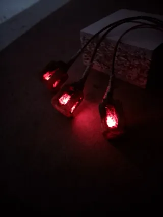 Farolillos de techo con LED efecto llama