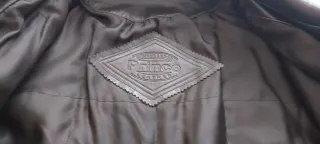 Chaqueta de piel negra caballero auténtica