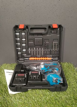 Taladro Atornillador con Maletín y Accesorios