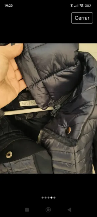 Chaqueta acolchada neopreno