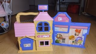 Casa Pin y Pon con muñecos